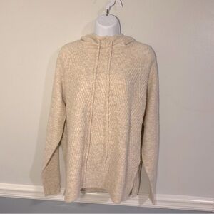 Staccato Beige Hooded Sweater Medium